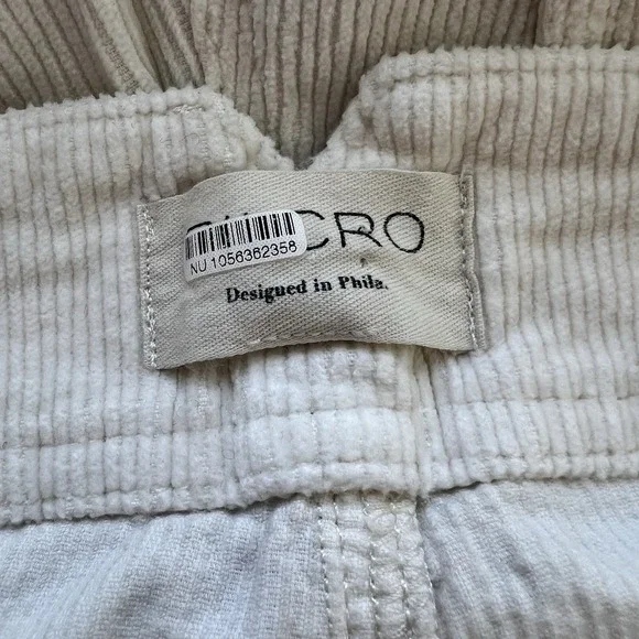 Pilcro Anthropologie The Kit Utility Wide Leg High Rise Corduroy Trousers Sz 30 - Picture 9 of 16